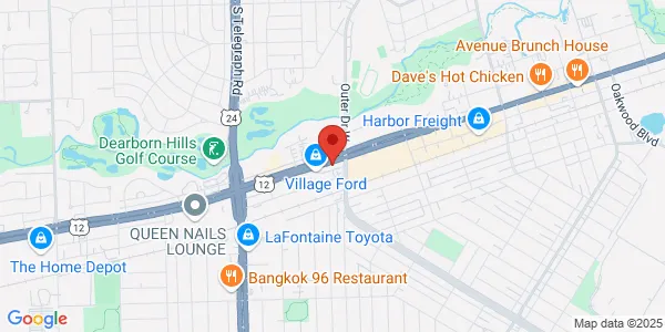 Map of 23455 Michigan Ave Dearborn, MI 48124