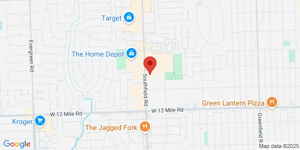 Map of 29628 Southfield Rd Southfield, MI 48076
