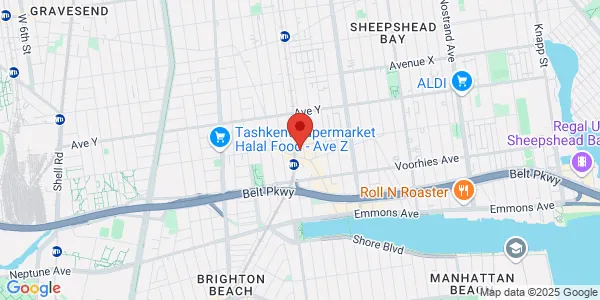 Map of 1510 Ave Z Brooklyn, NY 11235