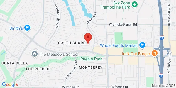 Map of Las Vegas, NV 89128