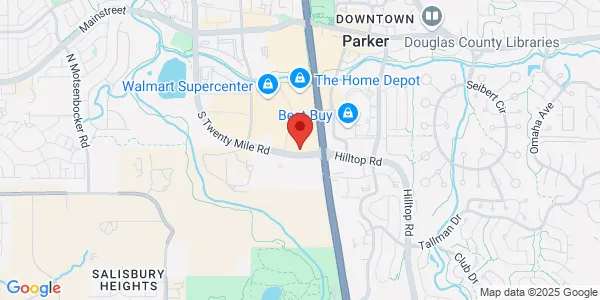 Map of 11355 S Parker Rd Ste 103 Parker, CO 80134