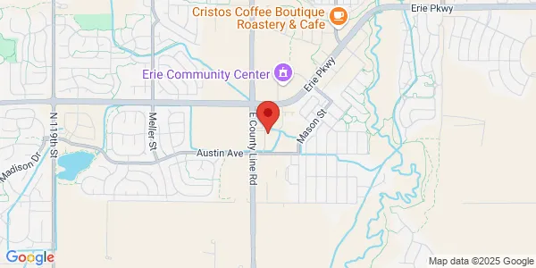 Map of 671 Mitchell Way Ste 206 Erie, CO 80516