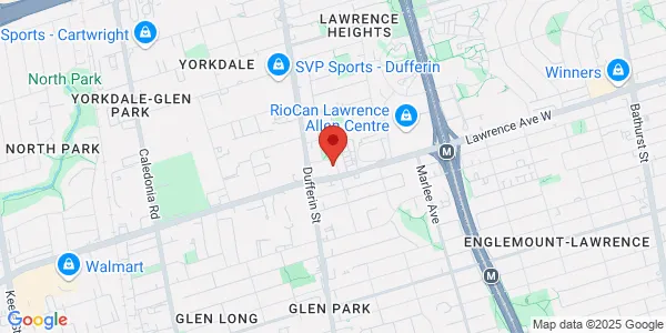 Map of 20 Via Bagnato Toronto, ON M6A 2S1 Canada