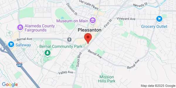 Map of 4725 1st St Ste 110 Pleasanton, CA 94566