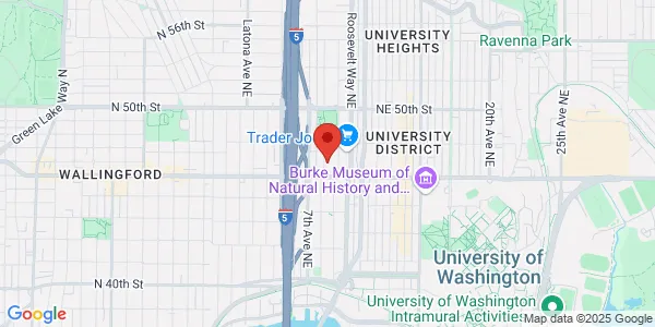 Map of 4528 8th Ave NE Unit 1A Seattle, WA 98105