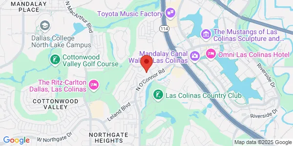 Map of 4835 N O'Connor Rd Suite 132 Irving Tx 75062 Irving, TX 75062