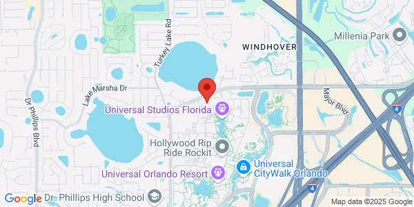 Map of 6474 Vineland Rd Orlando, FL 32819