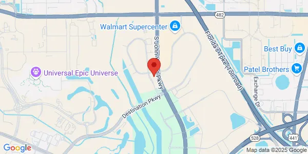 Map of 8803 Futures Dr Ste 12, Unit 105 Orlando, FL 32819