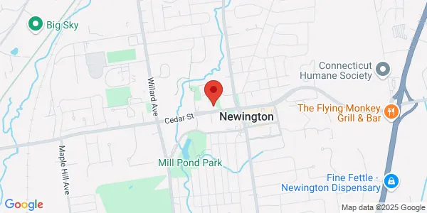 Map of 66 Cedar St Newington, CT 06111