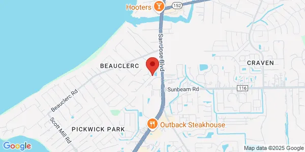Map of 3753 Cardinal Point Dr Jacksonville, FL 32257