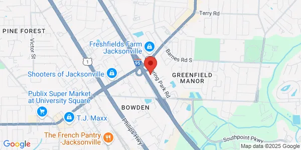 Map of 5562 Spring Park Rd Jacksonville, FL 32216