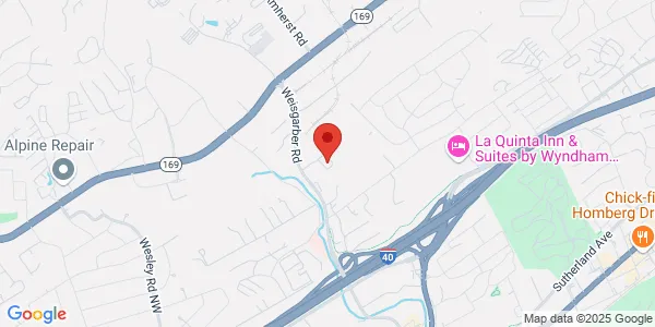 Map of 1112 E Weisgarber Rd Knoxville, TN 37909