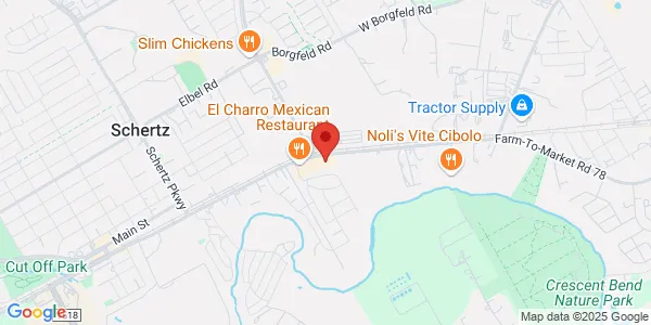 Map of 1264 FM 78 Ste 115 Schertz, TX 78154