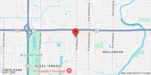 Map of 5112 N Habana Ave Tampa, FL 33614