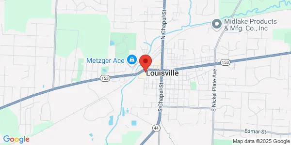 Map of 506 W Main St Louisville, OH 44641
