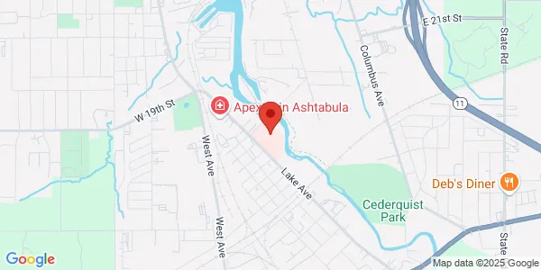 Map of 2420 Lake Ave Ashtabula, OH 44004