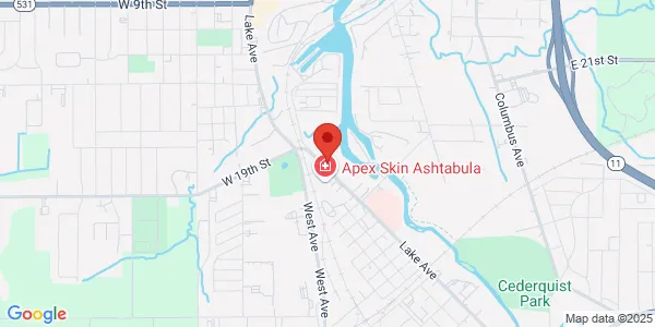 Map of 2112 Lake Ave Ashtabula, OH 44004