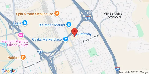 Map of 46848 Mission Blvd Fremont, CA 94539