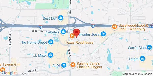 Map of 215 Radio Dr Ste 200 Woodbury, MN 55125