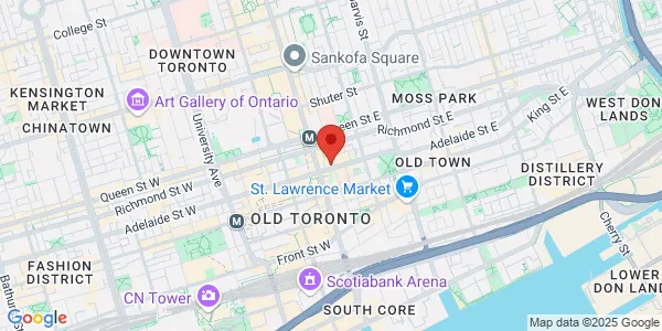 Map of 20 Adelaide Street E Toronto, ON M5C 2T6 Canada