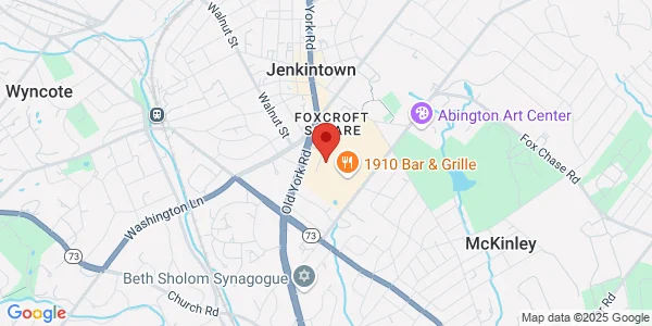 Map of 261 Old York Rd Ste 106 Jenkintown, PA 19046