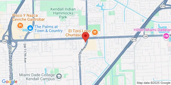 Map of 8900 SW 107th Ave Ste 110 Kendall, FL 33176