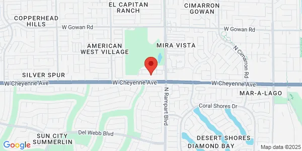Map of 8630 W Cheyenne Ave Las Vegas, NV 89129
