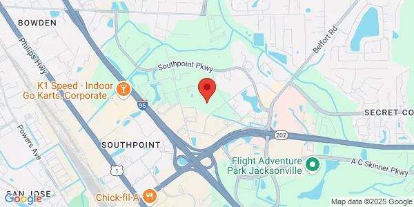 Map of 6800 Southpoint Pkwy Ste 401 Jacksonville, FL 32218