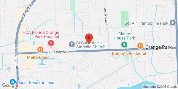 Map of 1465 Kingsley Ave Orange Park, FL 32073