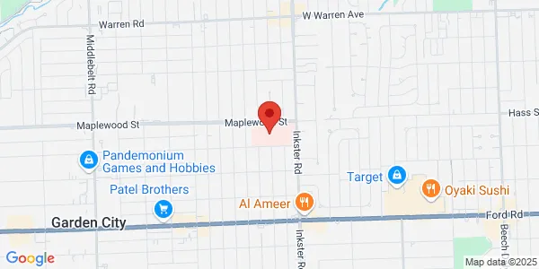 Map of 6255 Inkster Rd Ste 104 Garden City, MI 48135
