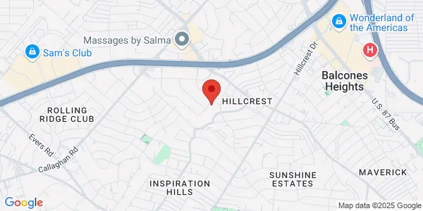 Map of 4400 S Piedras Dr Ste 200A San Antonio, TX 78228
