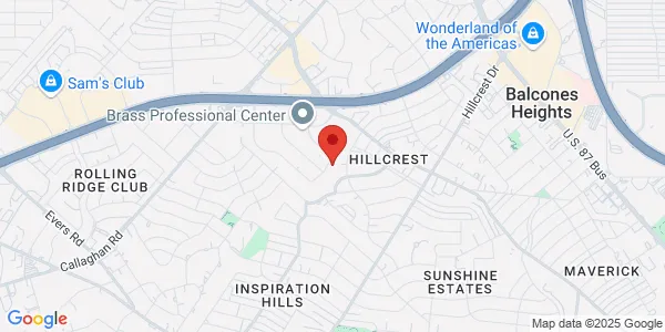 Map of 4400 S Piedras Dr Ste 200A San Antonio, TX 78228