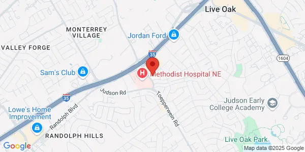 Map of 12602 Toepperwein Rd Live Oak, TX 78233