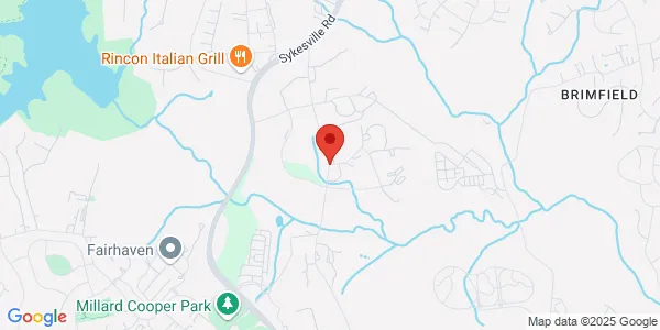 Map of 750 Main St Pikesville, MD 21208