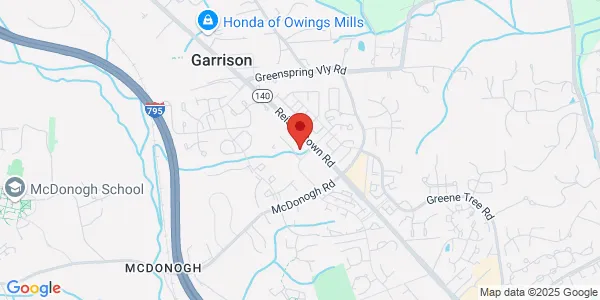 Map of 2 Park Ctr Ct Ste 1B Owings Mills, MD 21117