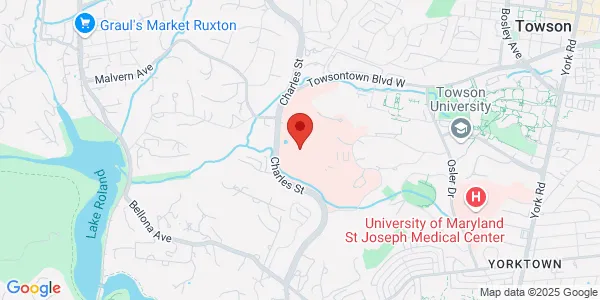 Map of 6715 Charles St Towson, MD 21204