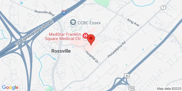 Map of 9105 Franklin Square Dr White Square Imaging Center Baltimore, MD 21237
