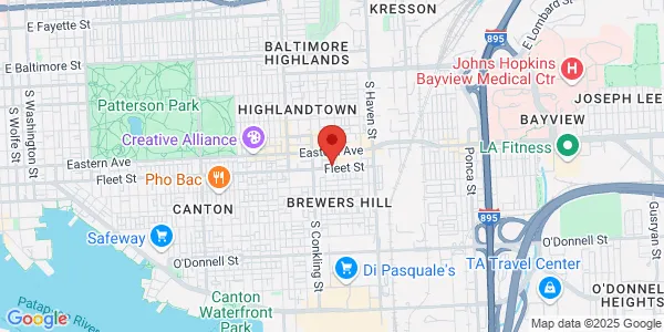 Map of 3700 Fleet St Ste 110 Baltimore, MD 21224