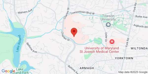 Map of 6565 North Charles Street Ste 100 Towson, MD 21204
