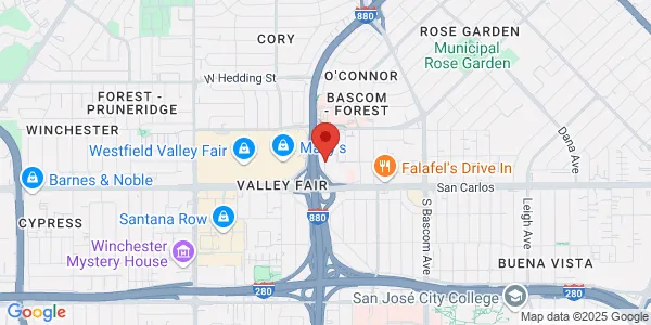 Map of 235 Oconnor Dr San Jose, CA 95128