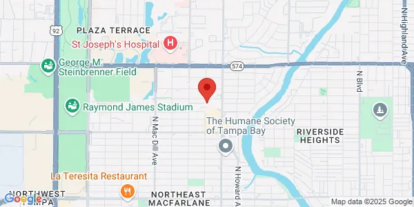Map of 4150 N Armenia Ave Ste 203 Tampa, FL 33607