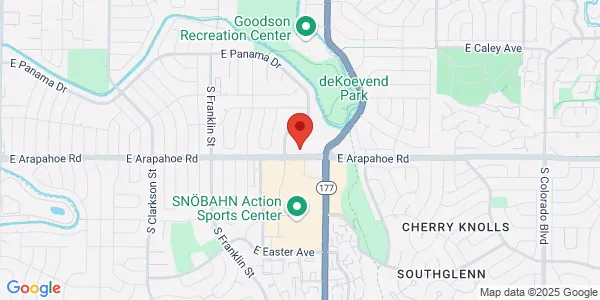 Map of 2241 E Arapahoe Rd Centennial, CO 80122