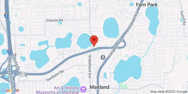 Map of 260 Lookout Pl Ste 201 Maitland, FL 32751