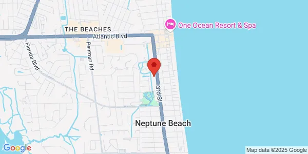 Map of 700 3rd St Ste 101 Neptune Beach, FL 32266