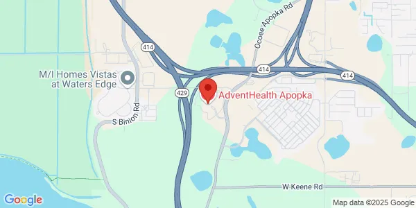 Map of 2100 Ocoee Apopka Rd 1st Floor Apopka, FL 32703