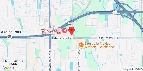 Map of 7975 Lake Underhill Rd Ste 100 Orlando, FL 32822
