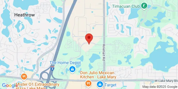 Map of 775 Primera Blvd Ste 1031 Lake Mary, FL 32746