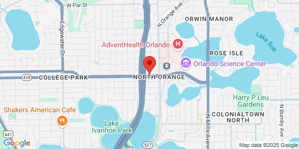 Map of 235 E Princeton St Ste 100 Orlando, FL 32804