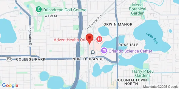 Map of 2501 North Orange Avenue Suite 375 Orlando, FL 32804