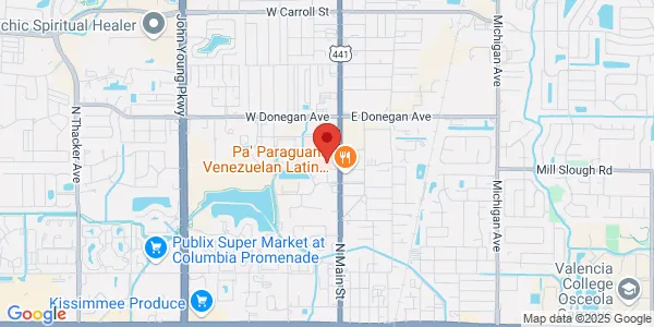 Map of 2400 North Orange Blossom Trail Suite 106 Kissimmee, FL 34744